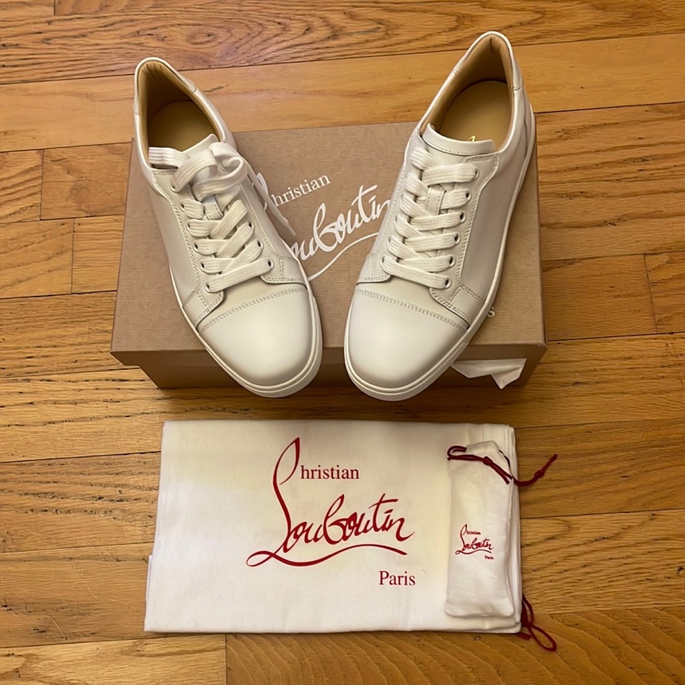 Christian Louboutin white sneakers